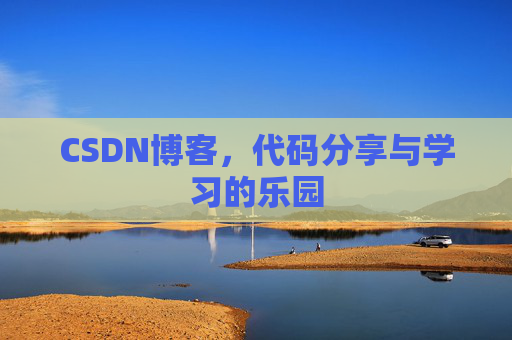 CSDN博客，代码分享与学习的乐园